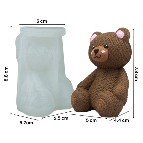 Molde Osito Crochet 3D