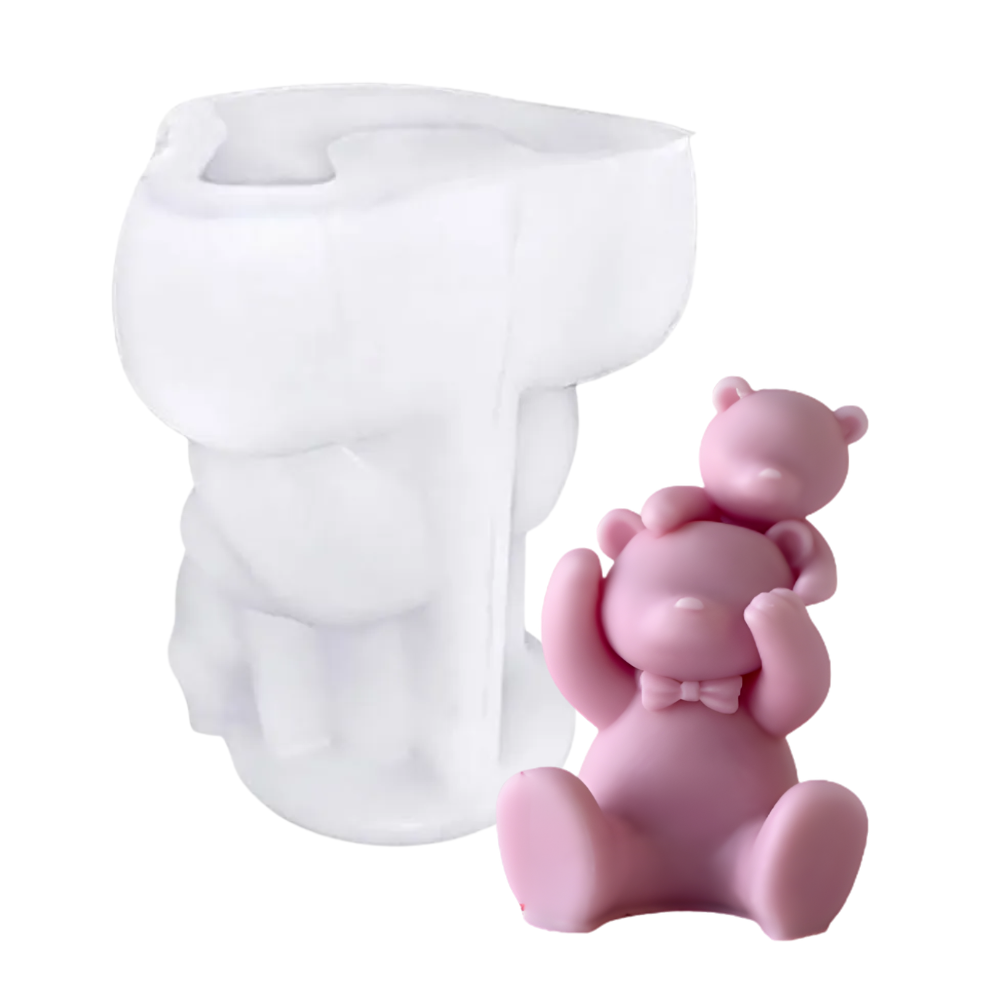 Molde Oso & Bebé Oso 3D