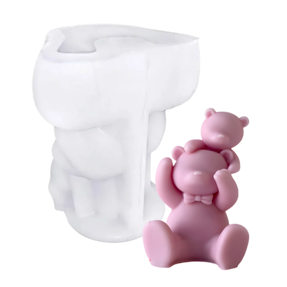 Molde Oso & Bebé Oso 3D