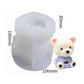 Molde Oso con Suéter W Teddy Bear 3D 10 cm