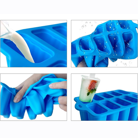 Molde 10 Paletas Chicas con Tapa