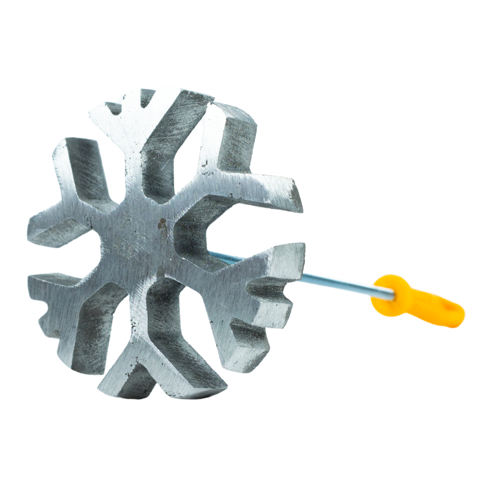 Molde para Buñuelo Copo de Nieve Chico