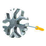 Molde para Buñuelo Copo de Nieve Chico