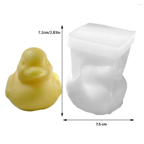Molde Pato 3D para Vela
