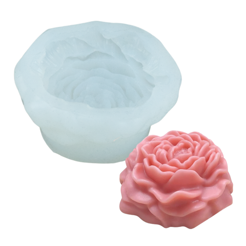Molde de Silicón para Flor Peonia Chica