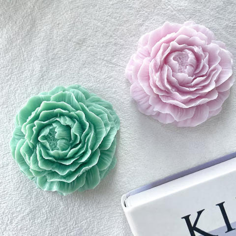 Molde de Silicón para Flor Peonia Chica