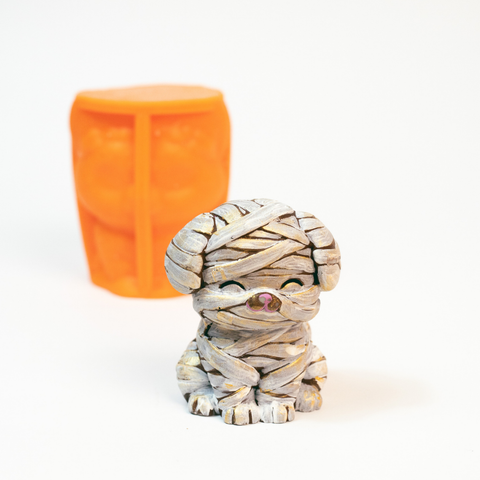 Molde para Vela Cachorrito Momia 3D