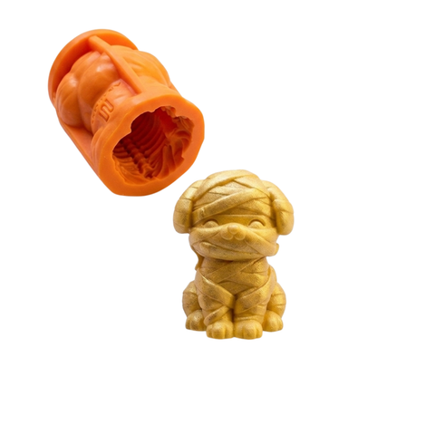 Molde para Vela Cachorrito Momia 3D