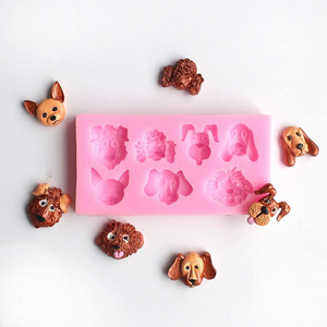 Molde Perritos Fondant Caritas