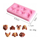 Molde Perritos Fondant Caritas