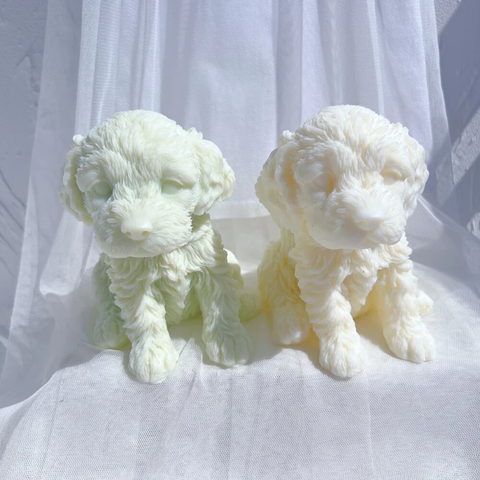 Molde Perro Pudle Jumbo 3D