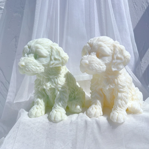 Molde Perro Pudle Jumbo 3D