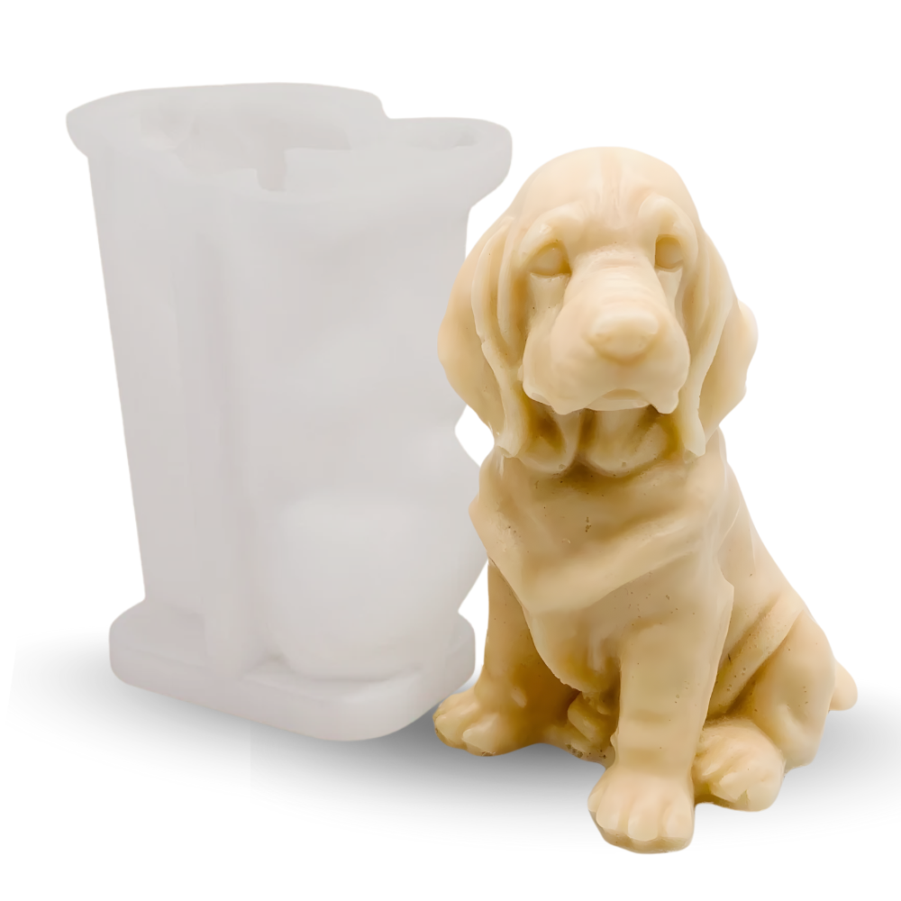 Molde Perro Basset Hound Adulto 8cm