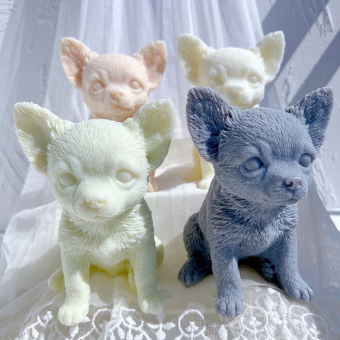 Molde Perro Chihuahua Cachorro 3D