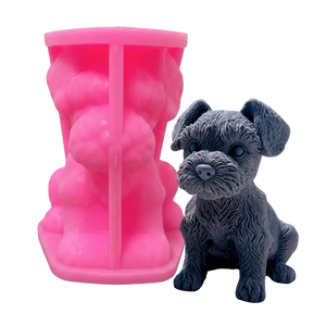 Molde Cachorro Schnauzer 3D Jumbo