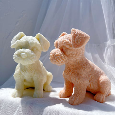 Molde Cachorro Schnauzer 3D Jumbo