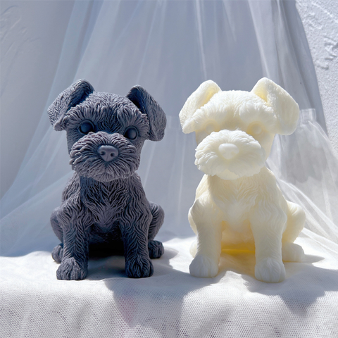 Molde Cachorro Schnauzer 3D Jumbo