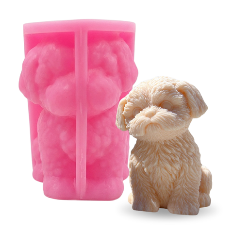 Molde Perro Shih Tzu 3D Jumbo
