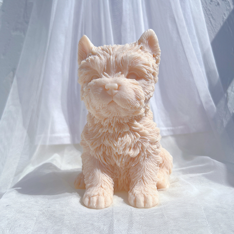 Molde Perro Yorkie 3D Grande