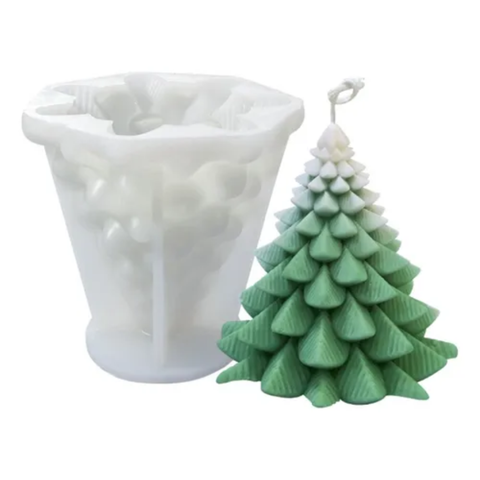 Molde Pino Navideño Chico 3D 8cm