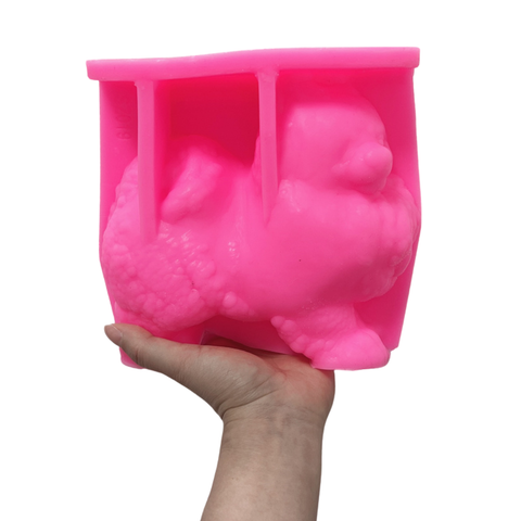 Molde Perro Pomerania 3D