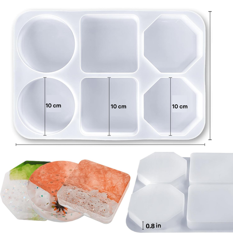 Molde Portavasos 6 Formas