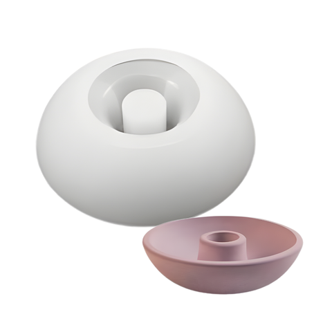 Molde Tazón Redondo Porta Velas