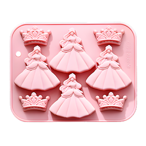 Molde Princesas y Coronas