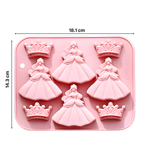 Molde Princesas y Coronas