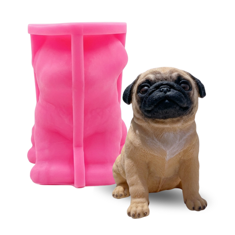 Molde Pug Jumbo 3D