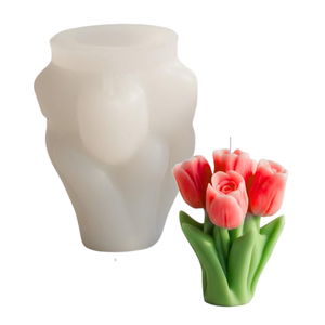 Molde Ramo de Flores 3D