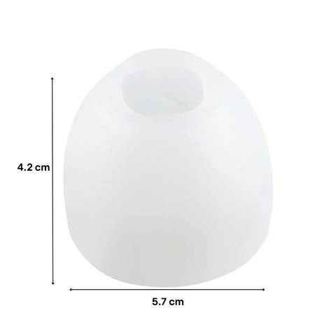 Molde Rosa Botón 5.7 cm 3D