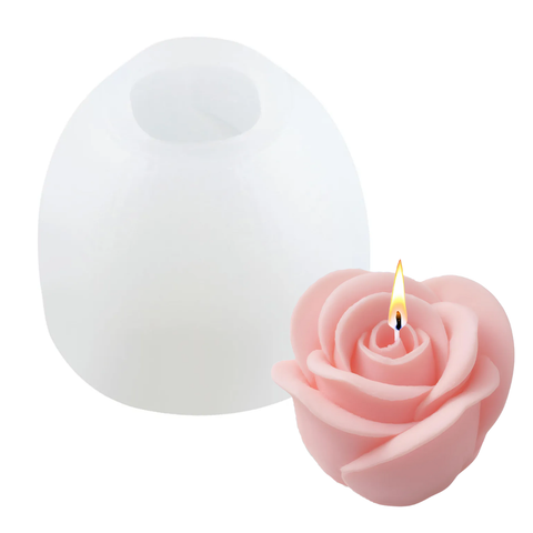 Molde Rosa Botón 5.7 cm 3D