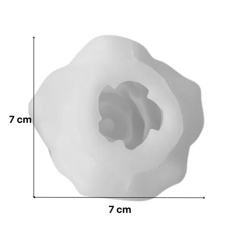 Molde Rosa Francesa 3D