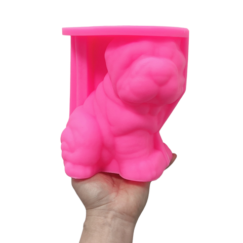 Molde Perro Shar Pie Adulto 3D