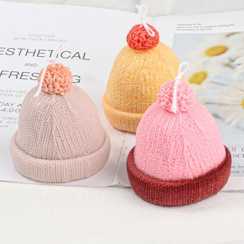 Molde Gorro Invierno 3D para Vela