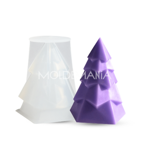 Molde Arbol Geometrico Alto