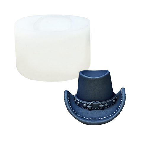 Molde Sombrero Vaquero 3D