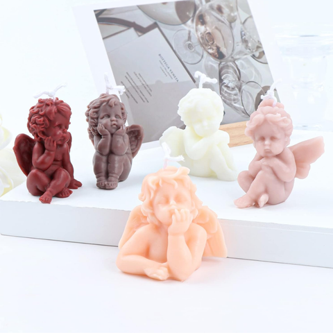 Moldes 3D de Angelitos Querubines Decorativos