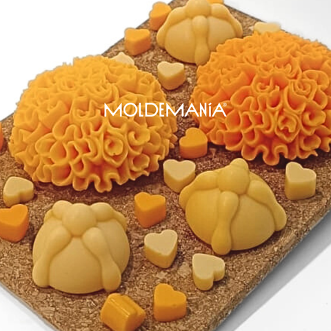 Molde de flor de cempasúchil Grande