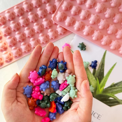 Molde 36 Tortugas Pequeñas