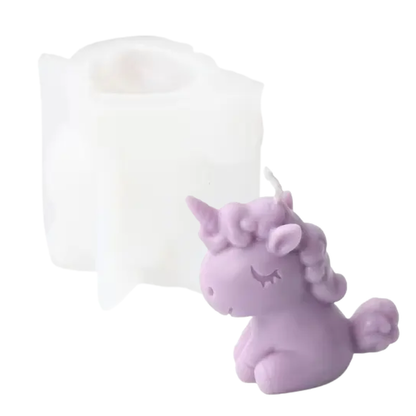 Molde Unicornio 3D Chico