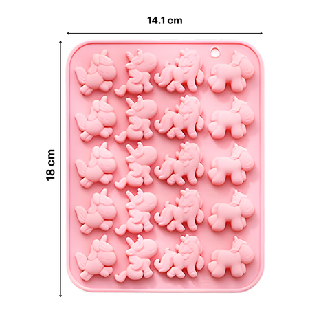 Molde Varios Unicornios Chicos