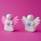 Molde Vela de Ángel Corazón 2D