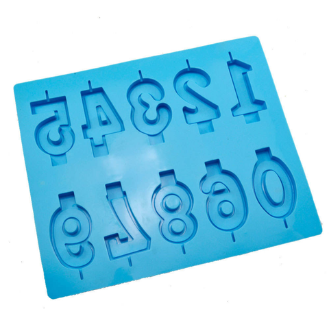 Molde Velas Números Cumpleaños