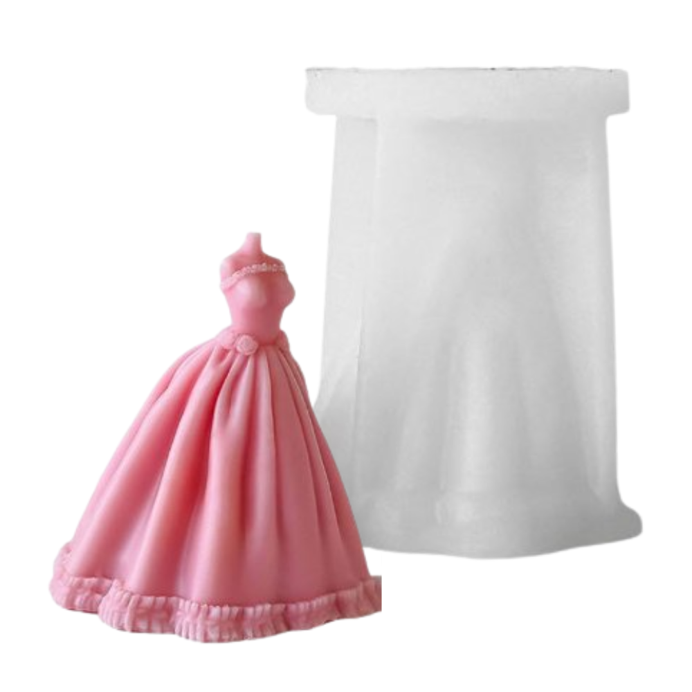 Molde Vestido Princesa 3D