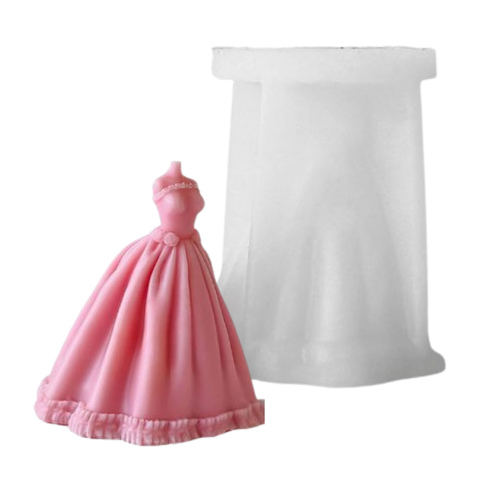 Molde Vestido Princesa 3D
