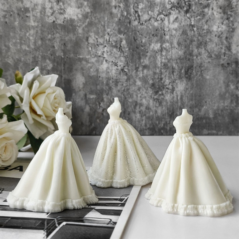 Molde Vestido Princesa 3D