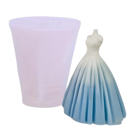 Molde Vestido XV Años 3D