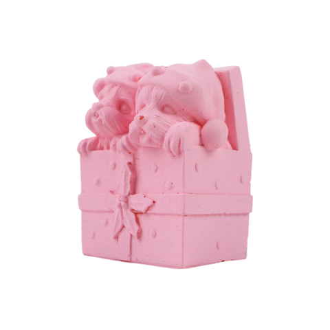 Molde Cajita de Regalo Cachorros 3D